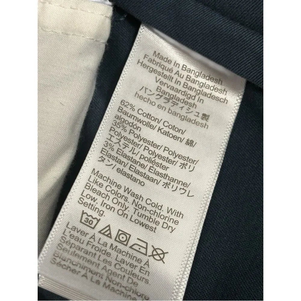 J.Crew Flex Thompson Chino Pants Navy Blue 34x32